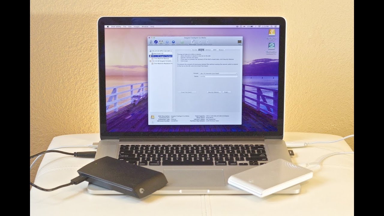 reformat external hard drive for pc from mac