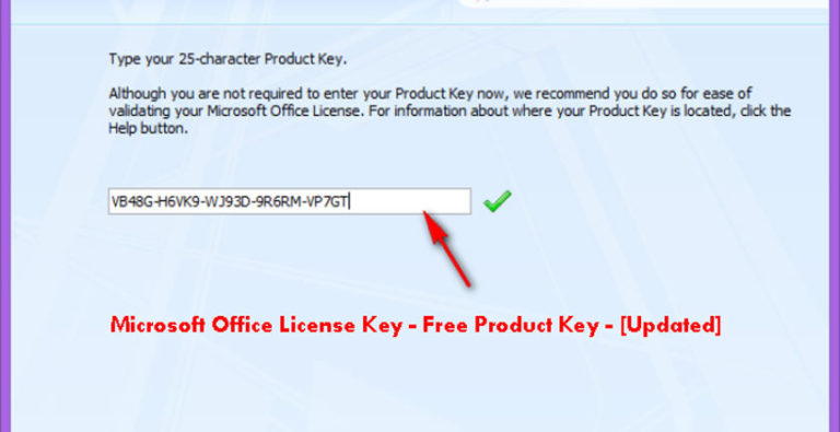 microsoft office license key free 2021