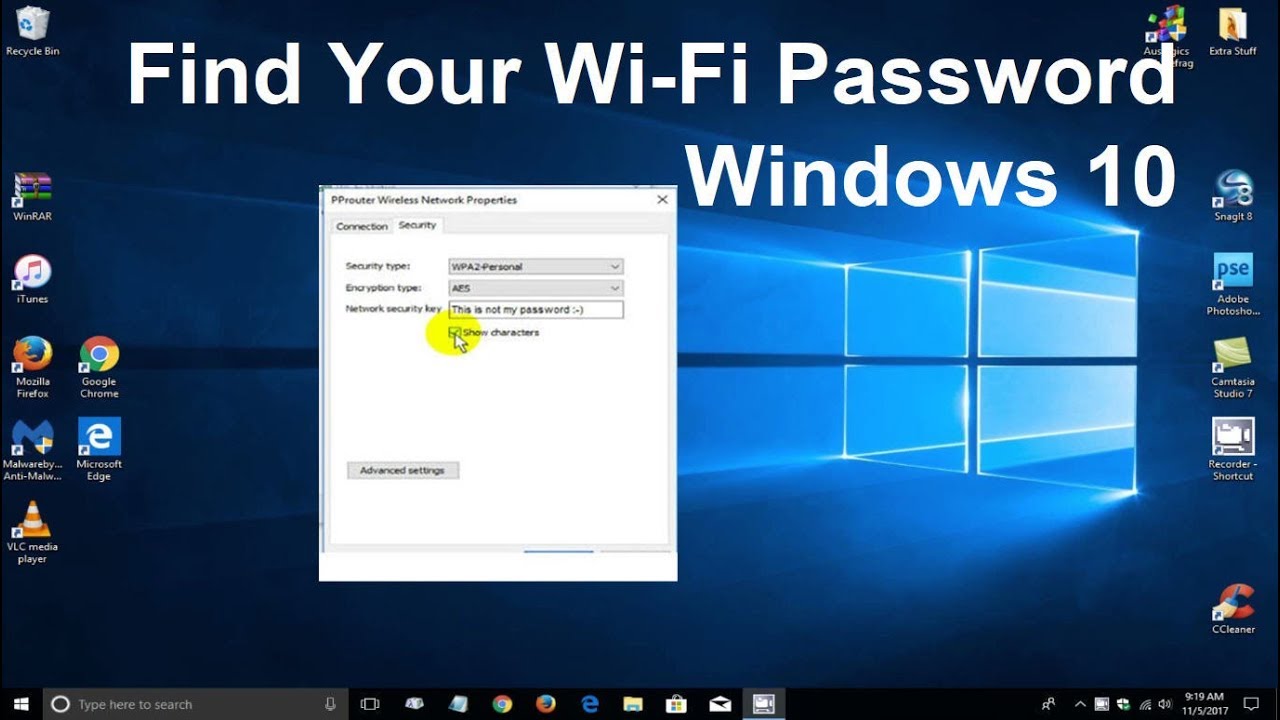 wifi password viewer windows