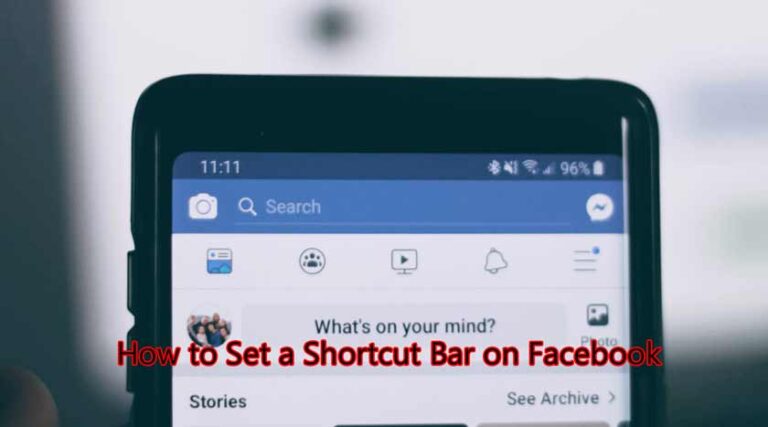 facebook shortcut bar preferences
